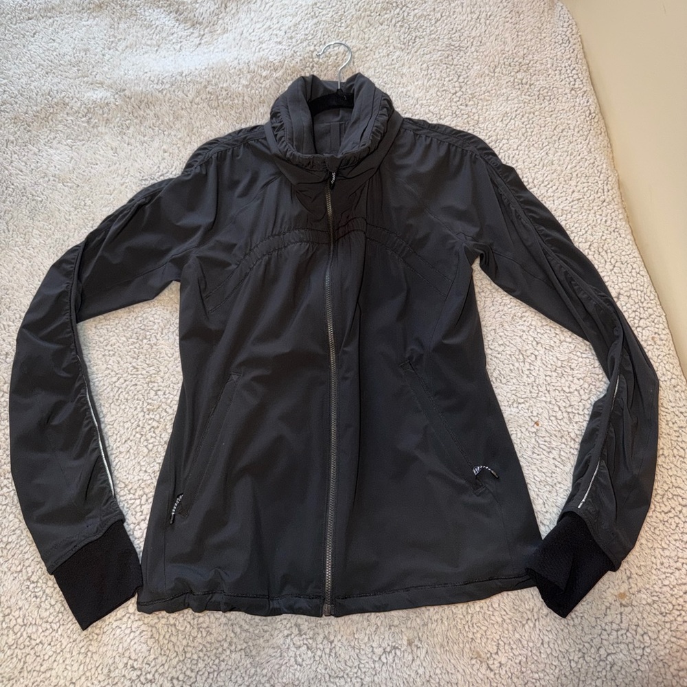 Lululemon Black Track Jacket - Size 6